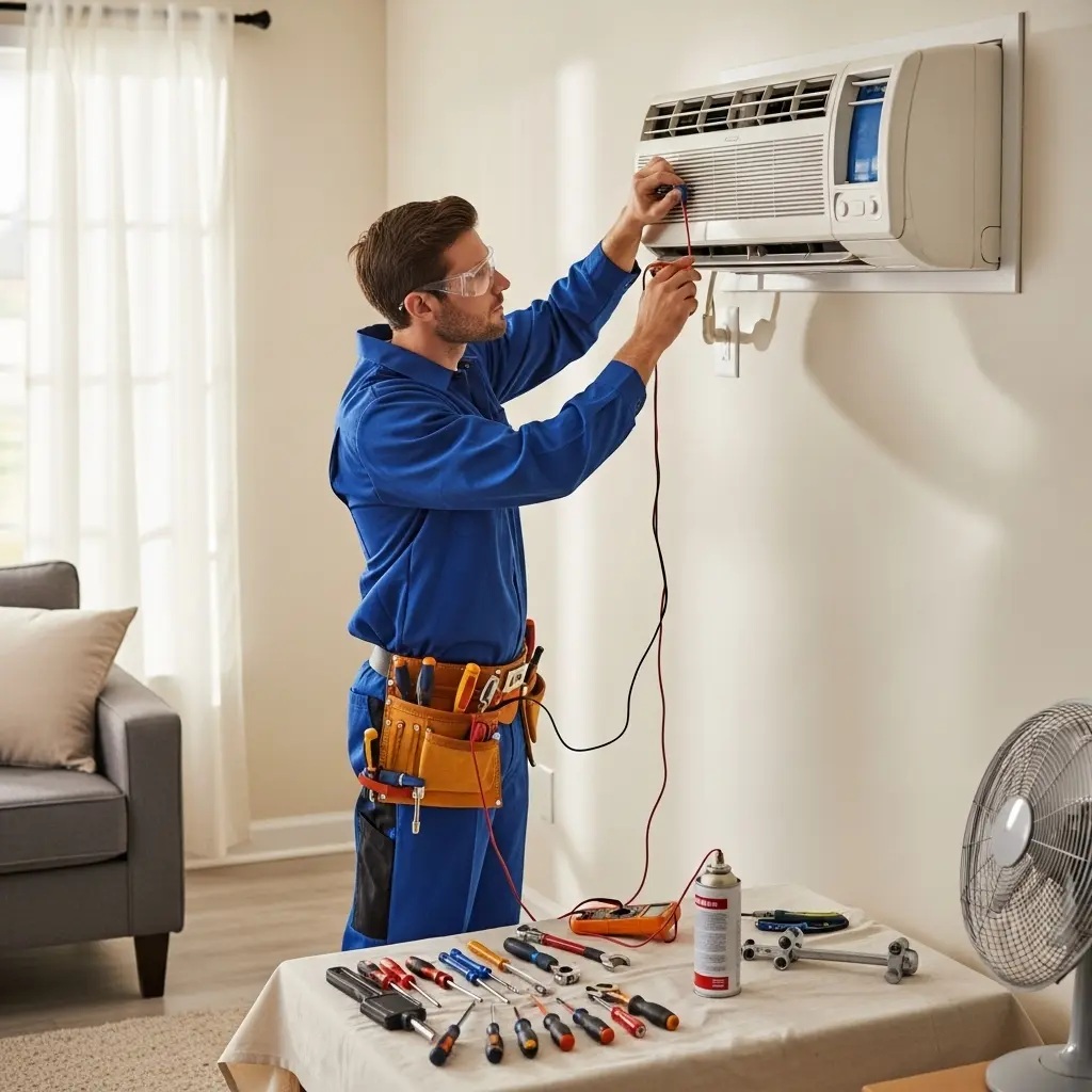 Selendi ECA ECA klima gaz dolumu ve bakım – Enerji verimliliği artırıldı. - Teknik servis örneği